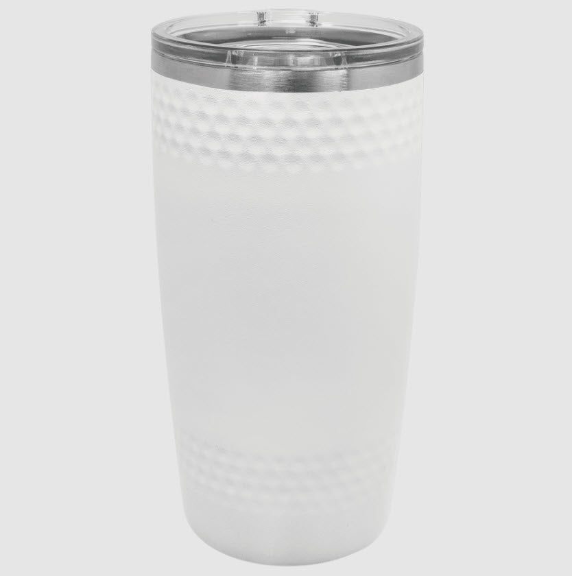 Engraved 20oz Golf Tumbler with Dimple Texture - Polar Camel Brand