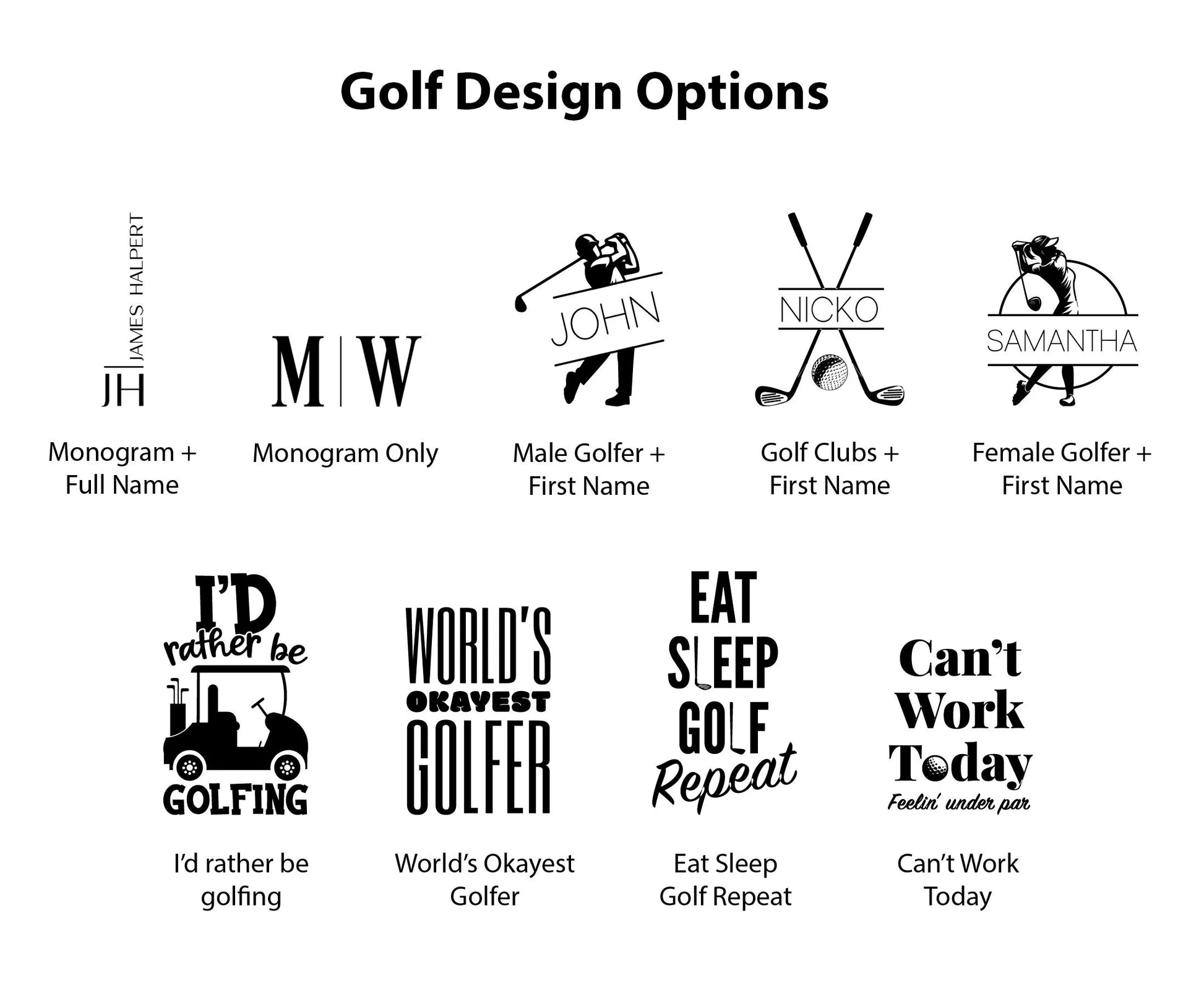 Leatherette Golf Tee Holder – Custom Engraved
