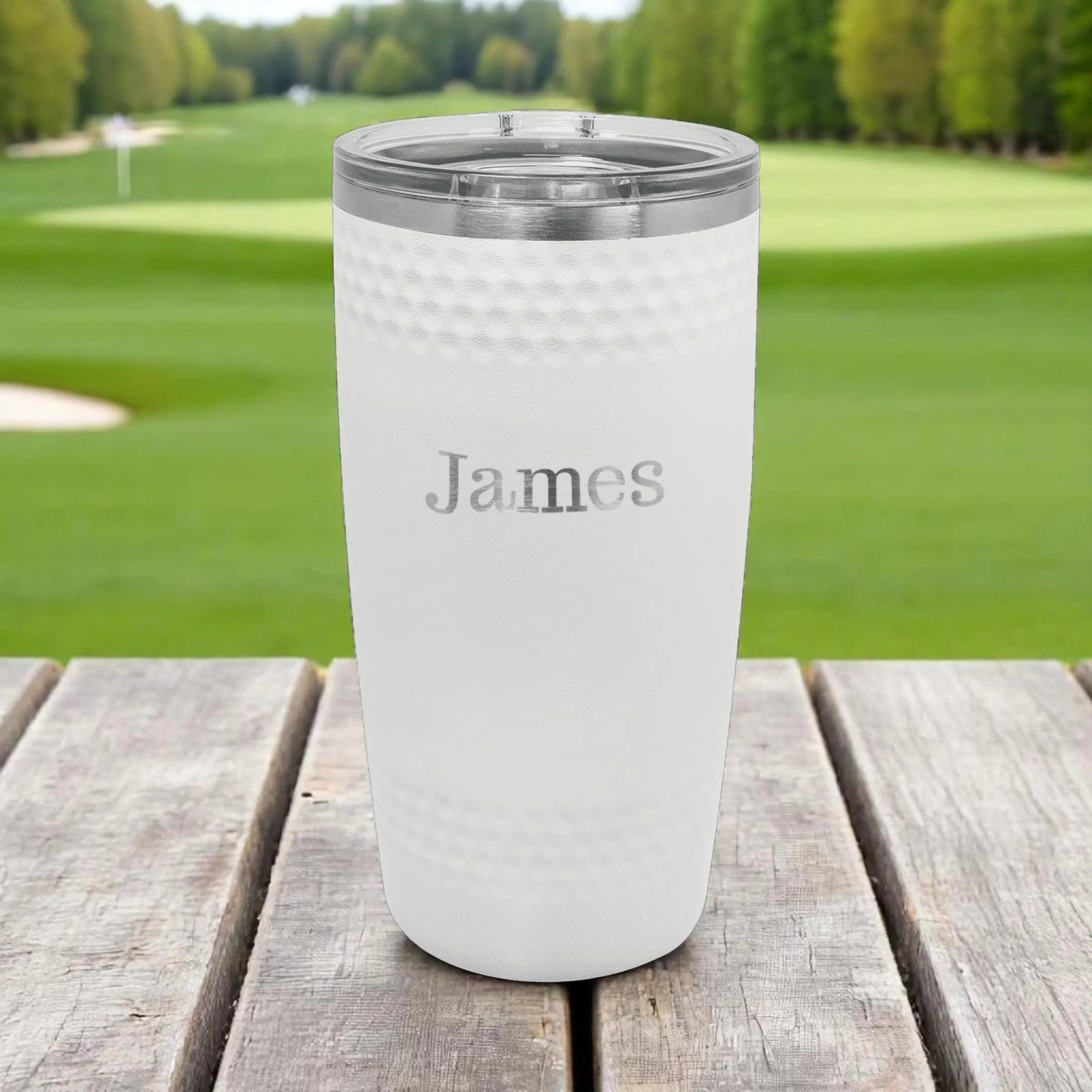Best Dad by Par Golf Tumbler – 20 oz Engraved Golf Tumbler