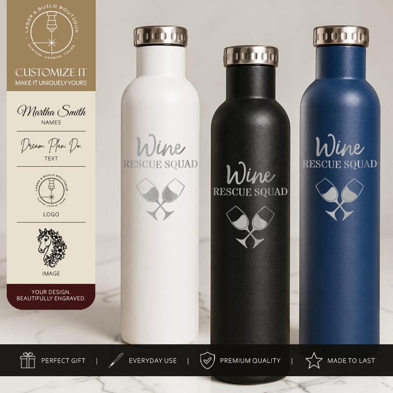 Wine Growler | Personalized 750mL Seven/Fifty® Wine Bottle
