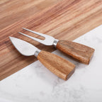 Custom engraved Limited Edition Heart-Shaped Marble & Acacia Serving Board Set Charcuterie Board by Laser & Build Boutique