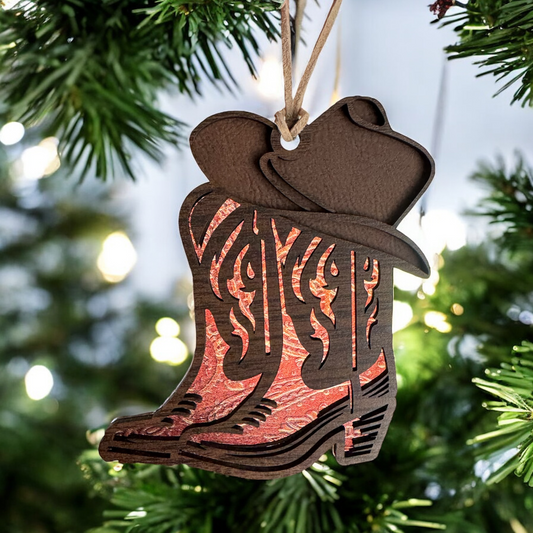 Cowboy Boots ‘N Hat Ornament