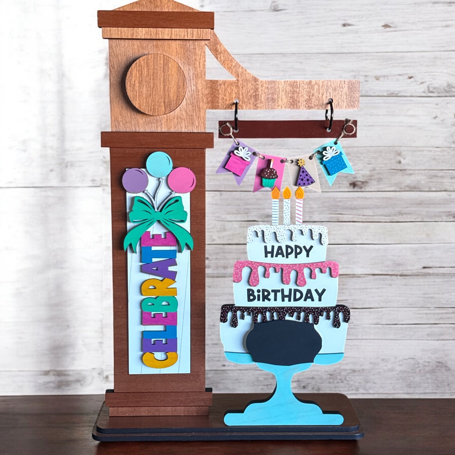 Birthday Interchangeable Sign Set for Wooden Post