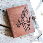 Handcrafted Wooden Diary or Notebook | Customizable and Refillable