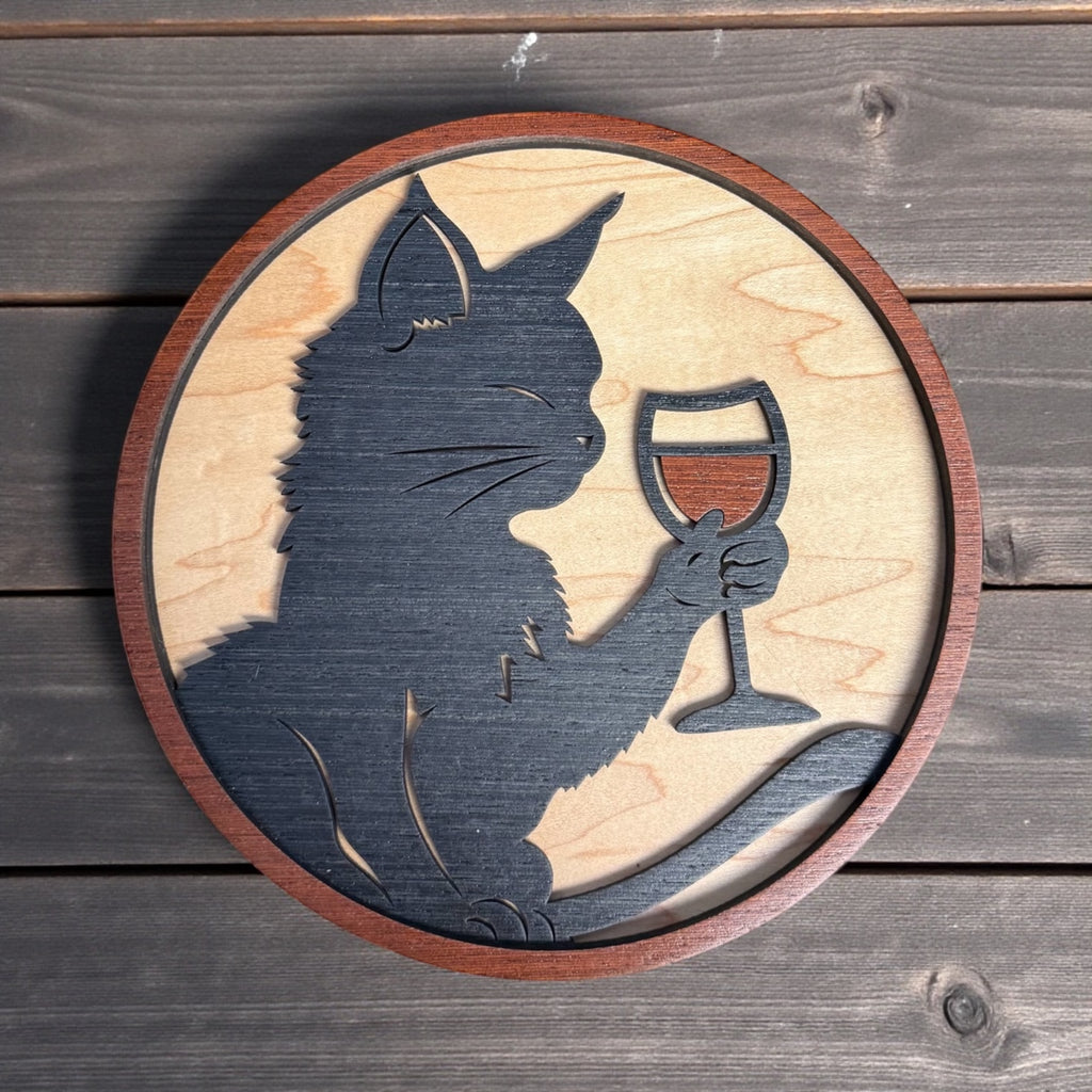 Drinking Pets Wall Art