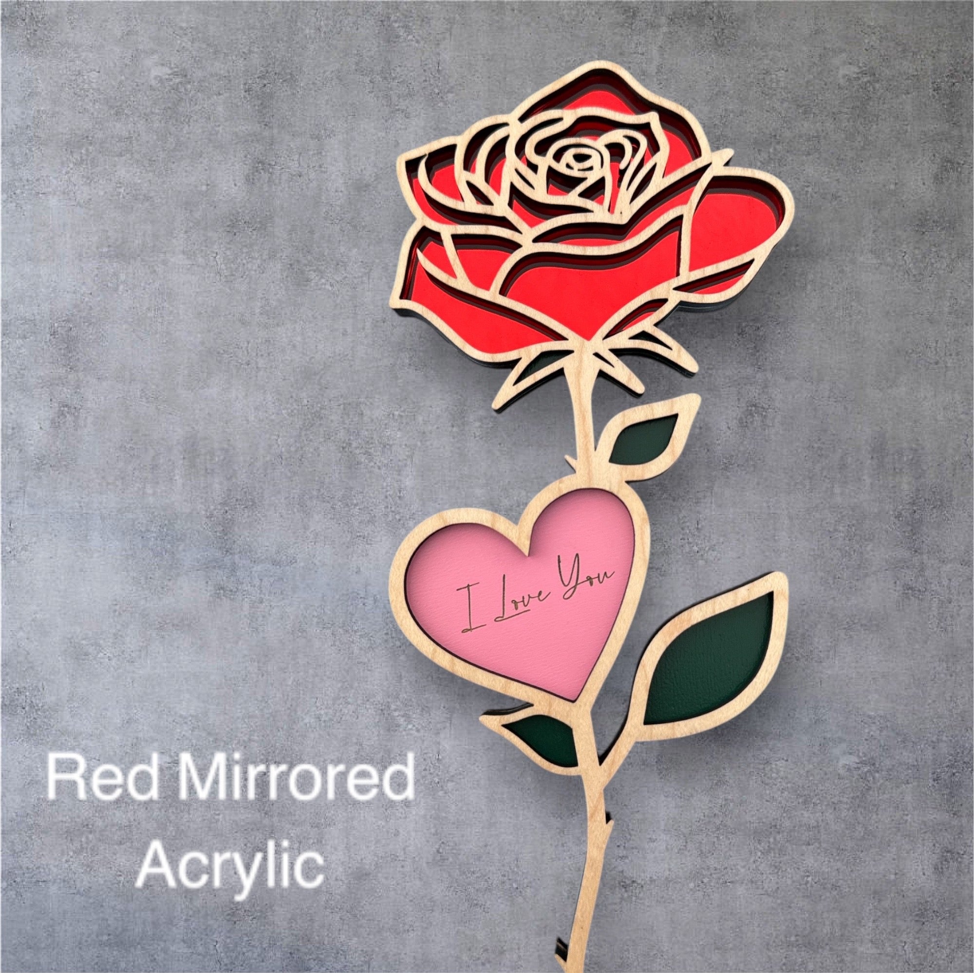 Everlasting Bloom Wood Rose | Personalized Wood Rose