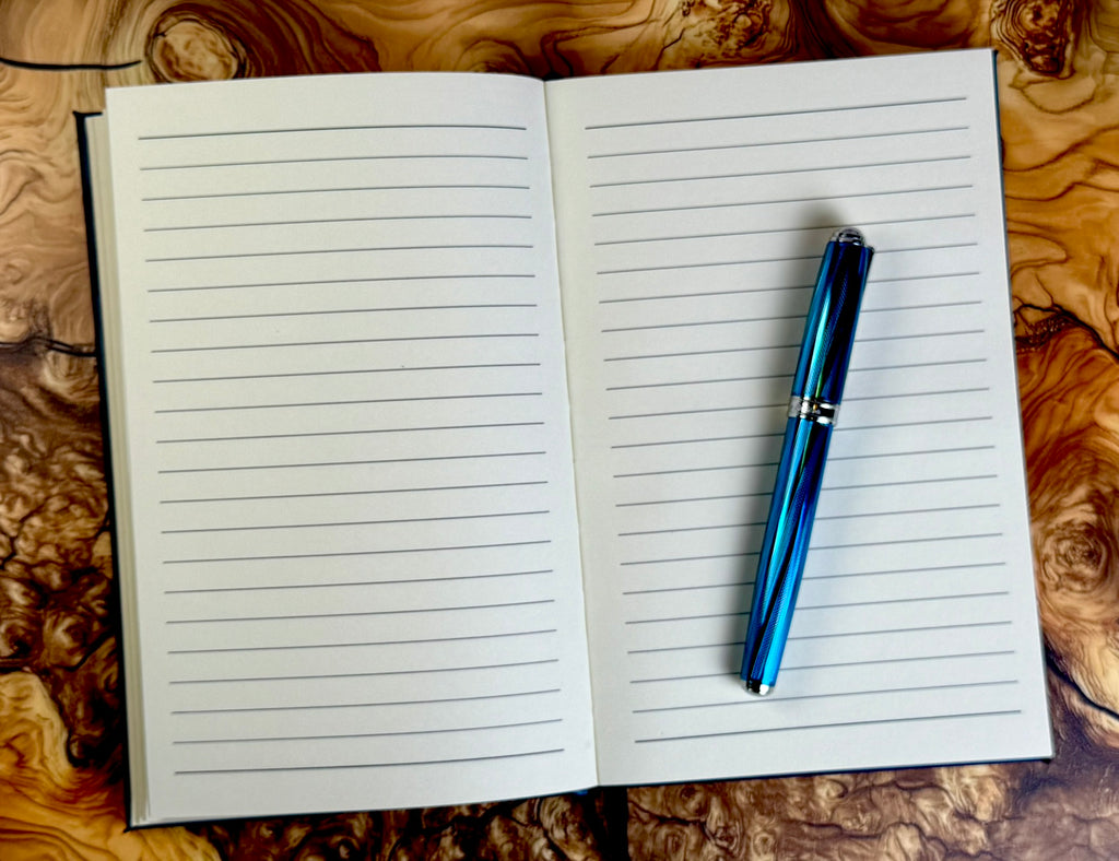 Personalized Journal | Birth Flower Leatherette Journal