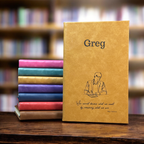 Personalized Quote Journal – Custom Engraved Leatherette Notebook