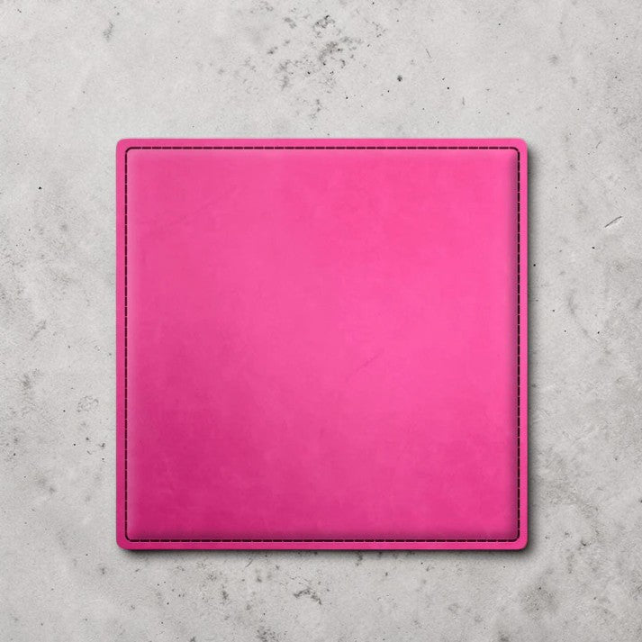Custom Engraved Leatherette Coasters