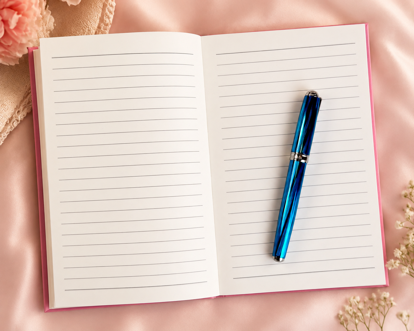 Engraved Leatherette Journal - “She Is Enough”