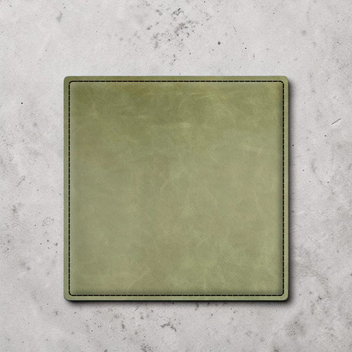 Custom Engraved Leatherette Coasters