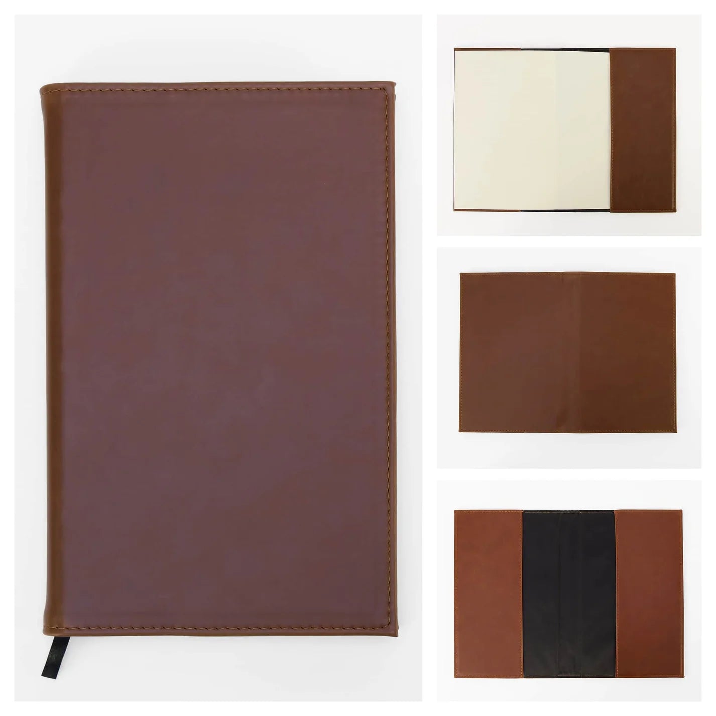 Custom engraved Custom Engraved Laserette® Notebook or Journal | Refillable, Vegan Leather by Laser & Build Boutique