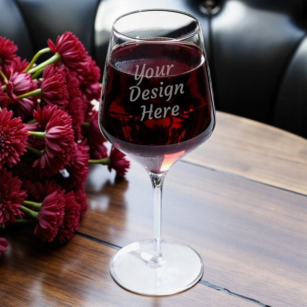 Custom Engraved Libbey Reserve Prism Wine Glasses