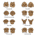 Line Art Dog Ornament – 108 Breeds with Optional Name Bone