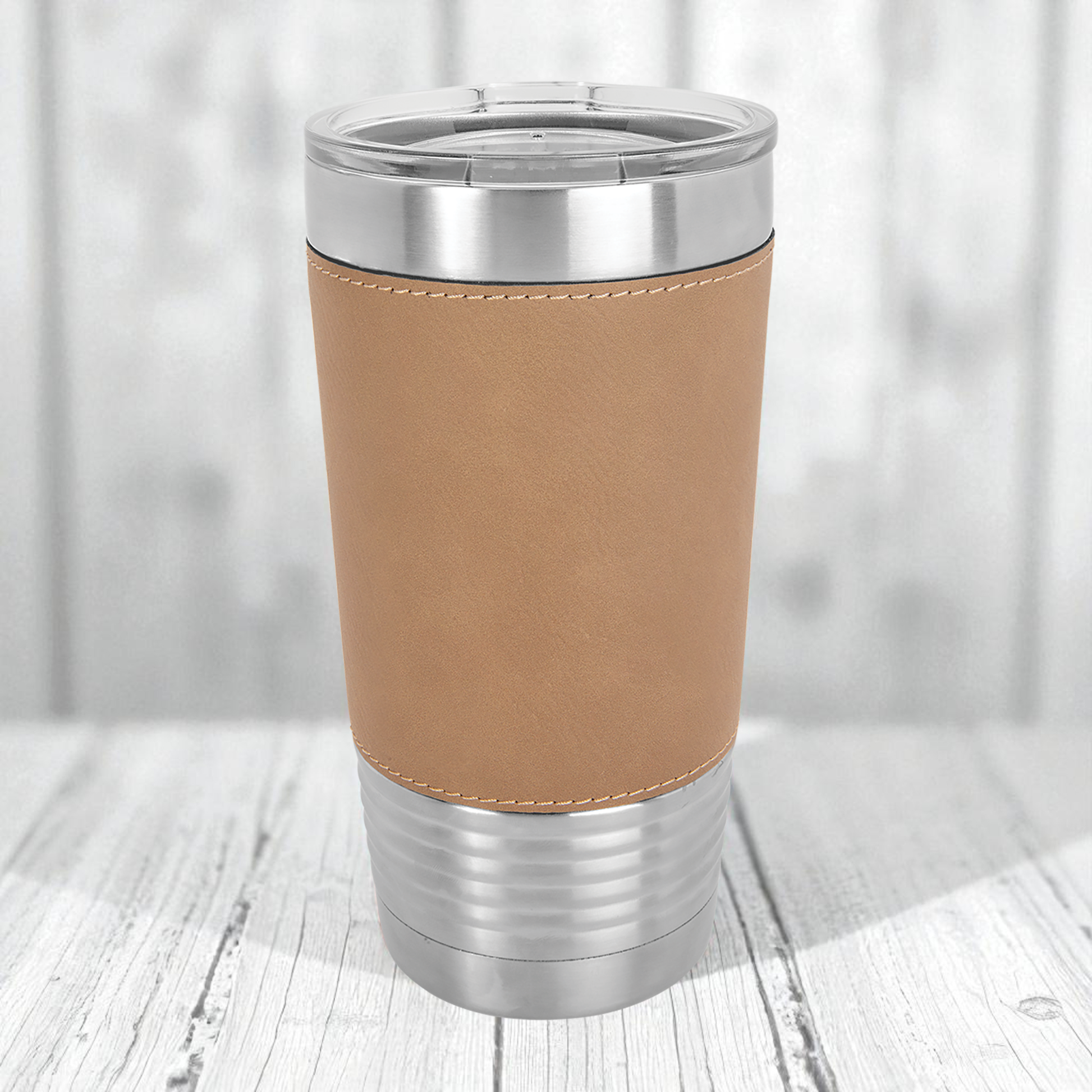 Custom Engraved 20oz Leatherette Tumbler - Polar Camel Brand