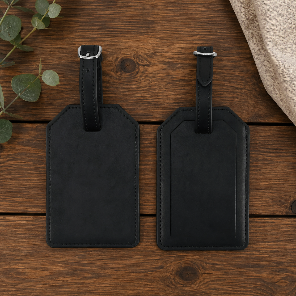 Personalized Laserette® Luggage Tag | Vegan Leather Travel Tag