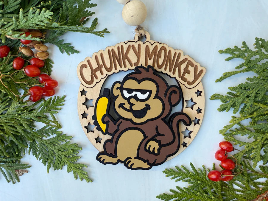 Cheeky Wood Ornaments