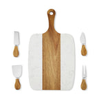 charcuterie board set with personalized engraving