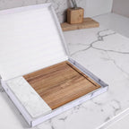 personalized charcuterie board with custom laser engraving