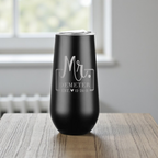 Personalized Mr & Mrs Insulated Champagne Flute Set