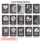 Custom engraved Handcrafted Nitro Wood Diary or Notebook | Customizable and Refillable Journal by Laser & Build Boutique