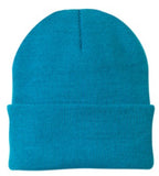 Custom Beanies with Engraved Leatherette Patch