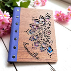 Handcrafted Wooden Diary or Notebook | Customizable and Refillable