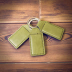 Custom Engraved Leatherette Keychains