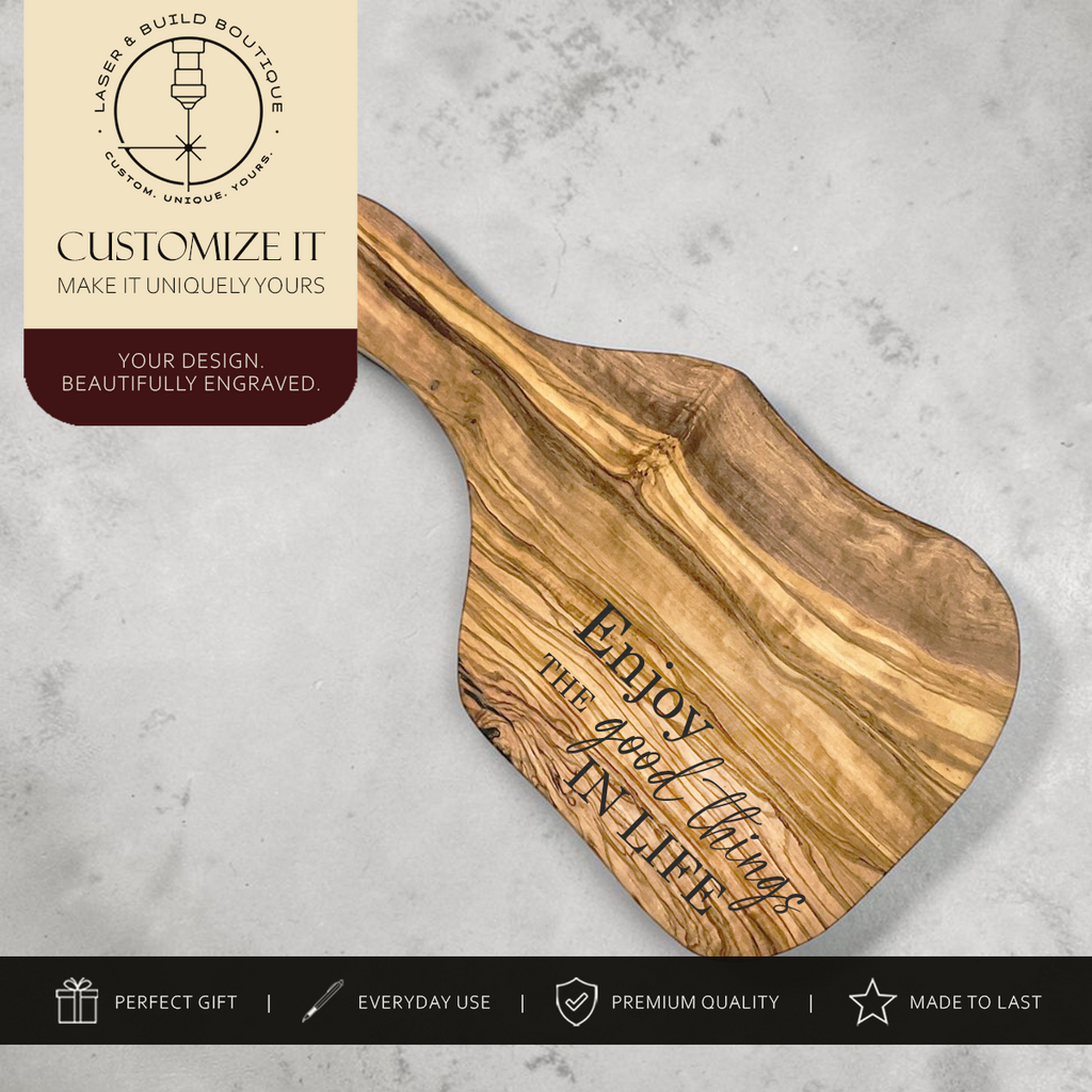 Personalized Cutting Board | Olive Wood Charcuterie Board