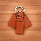 Custom Engraved Leatherette Keychains