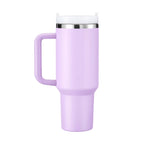 40oz Engraved Bookshelf Tumbler with Handle – Stainless Steel Insulated Cup