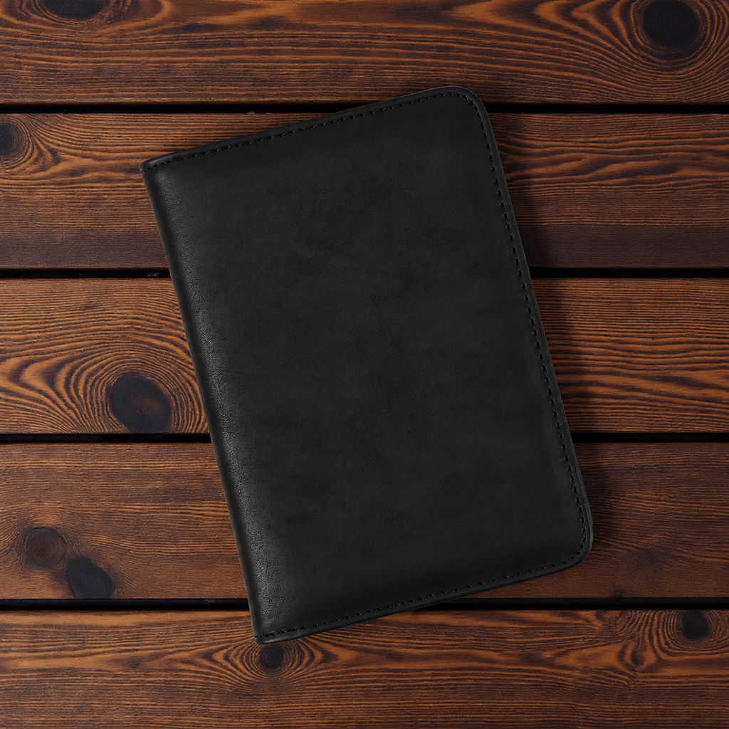 passport holder with card slots and cash storage