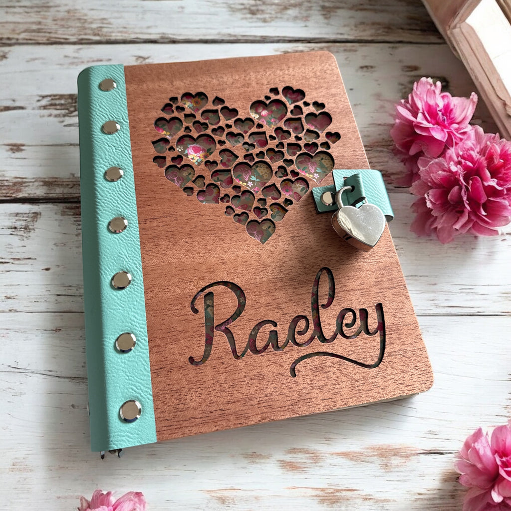 Handcrafted Wooden Diary or Notebook | Customizable and Refillable