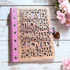 Handcrafted Wooden Diary or Notebook | Customizable and Refillable