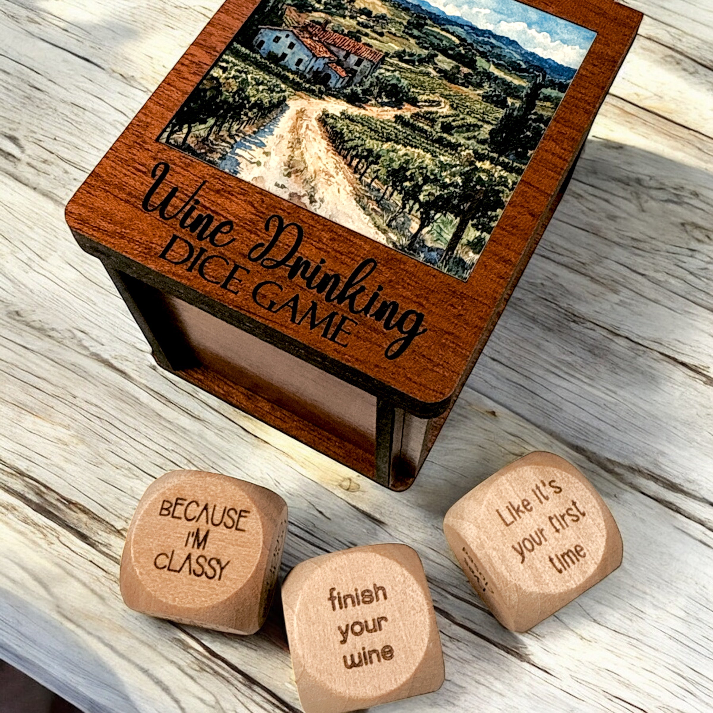 The Sip Set – Funny Wine Dice Drinking Game