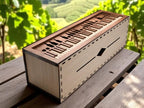 Elegant Laser-Cut Wooden Wine Gift Boxes