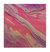 Pink Paint Pour