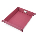 MakerFlo Laserette valet tray available in pink with custom engraving