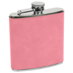 Custom Engraved Leatherette Flask