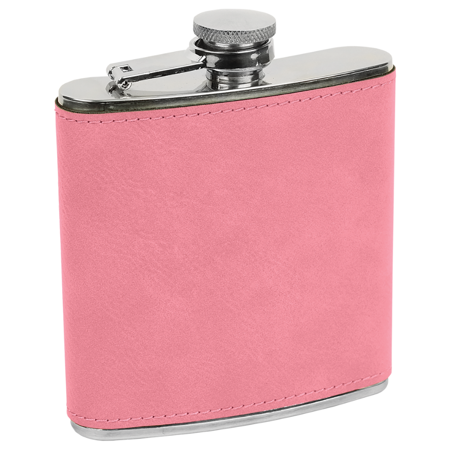 Custom Engraved Leatherette Flask