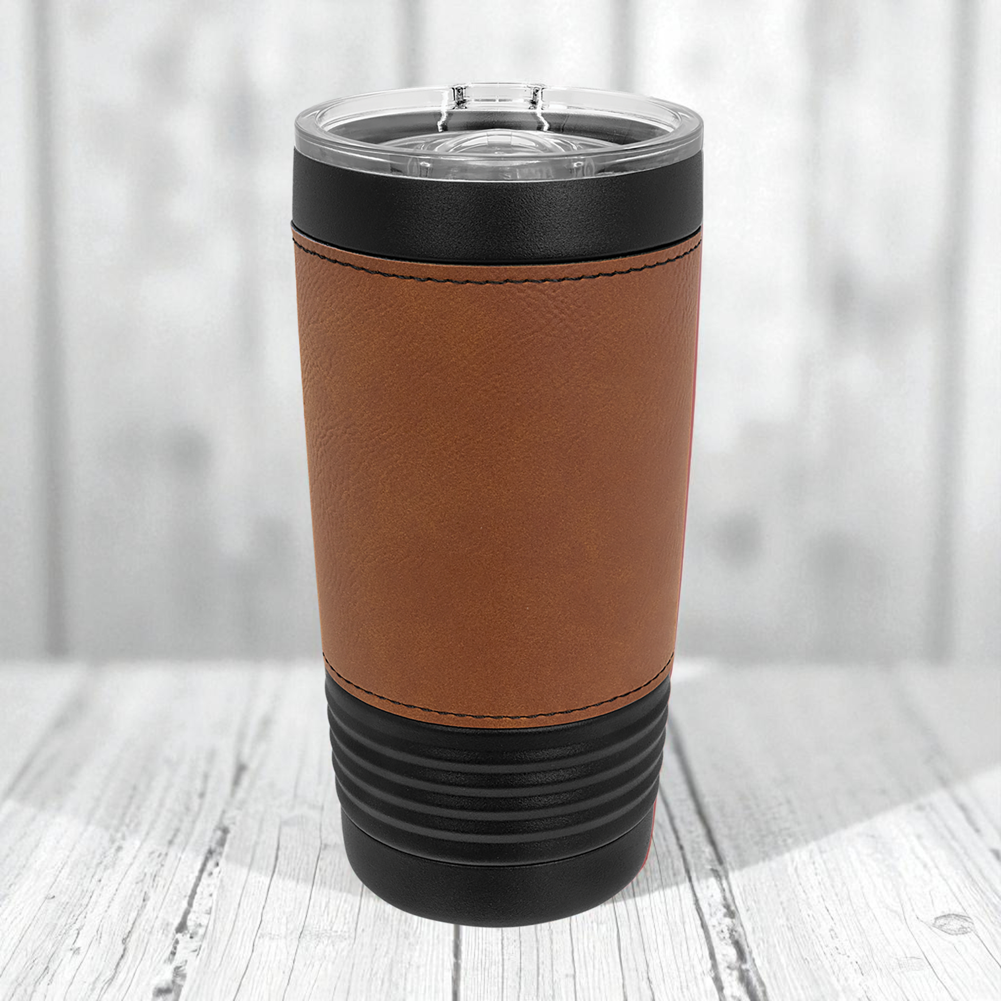 Custom Engraved 20oz Leatherette Tumbler - Polar Camel Brand