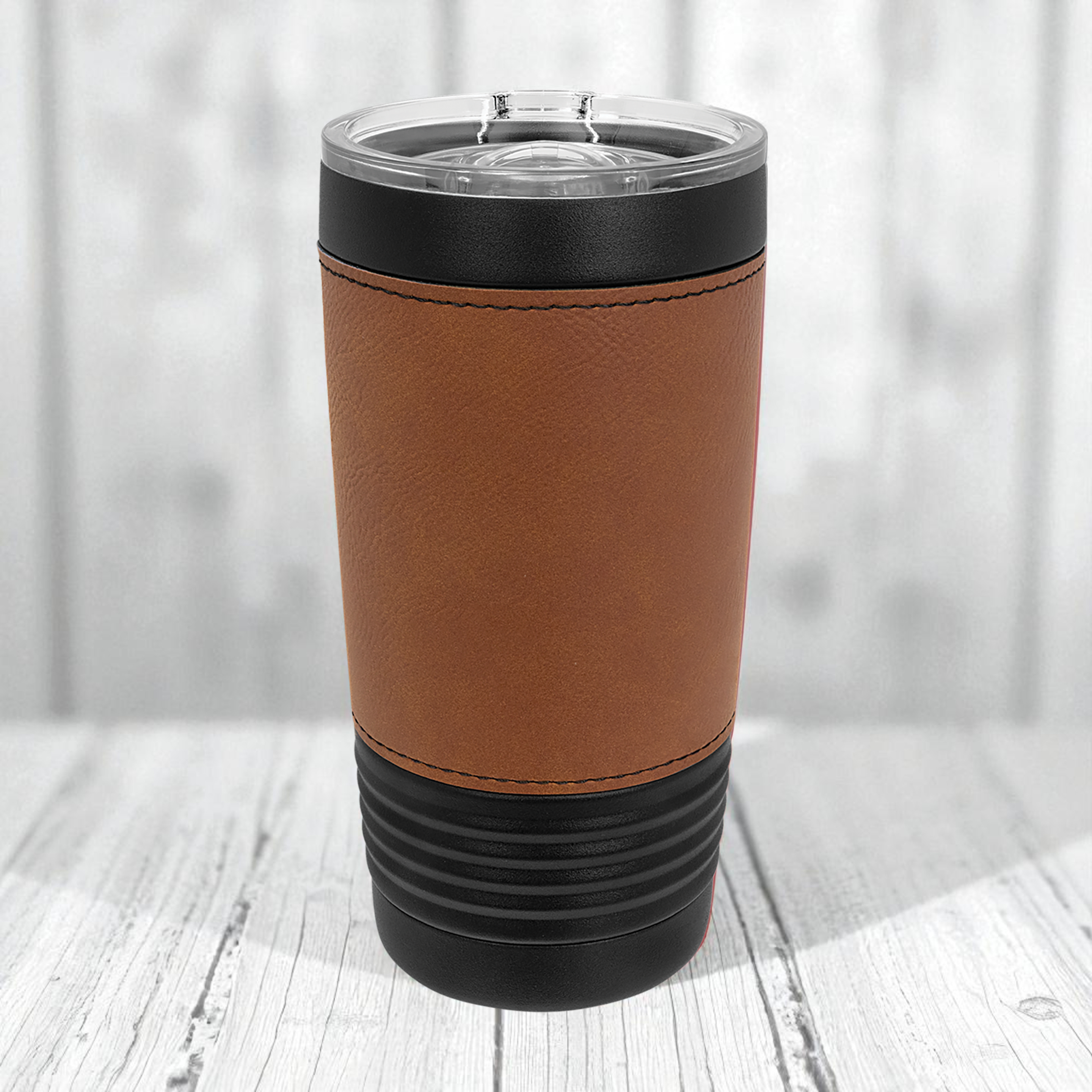 Custom Engraved 20oz Leatherette Tumbler - Polar Camel Brand