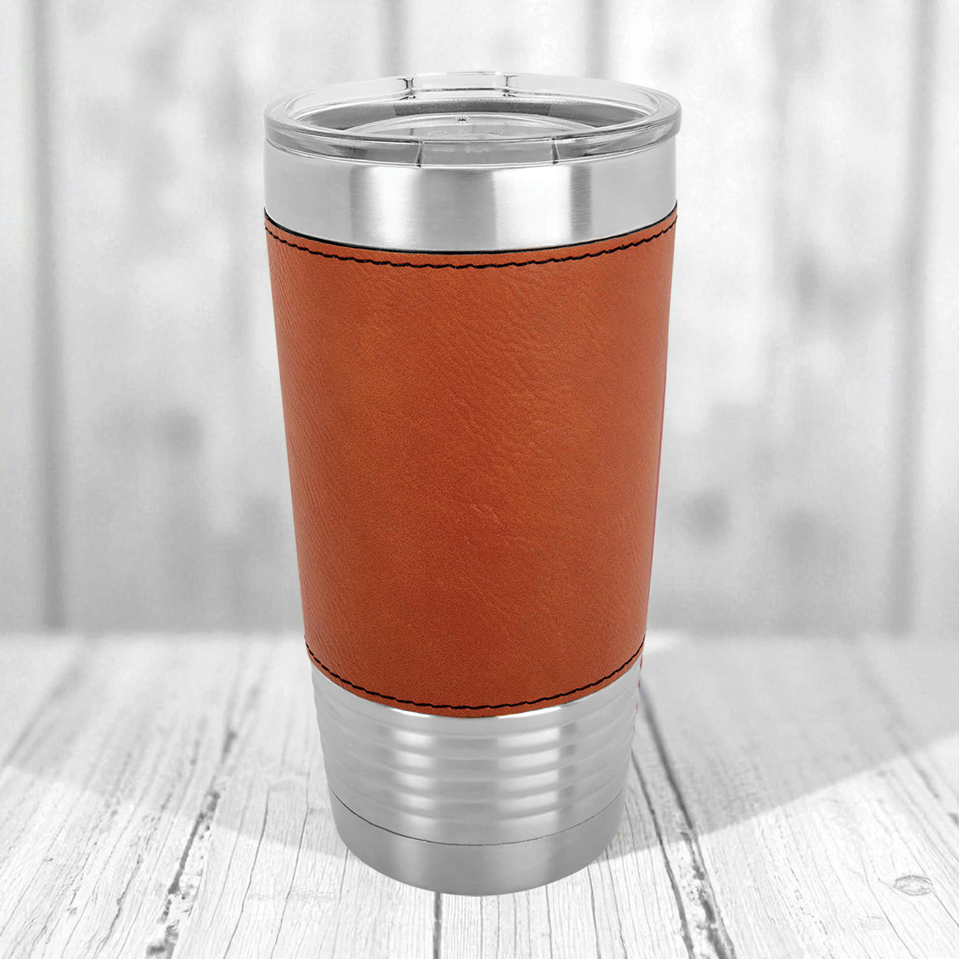 Custom Engraved 20oz Leatherette Tumbler - Polar Camel Brand