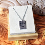 engraved necklace