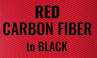 Red Carbon Fiber to Black