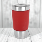 Custom Engraved 20oz Leatherette Tumbler - Polar Camel Brand