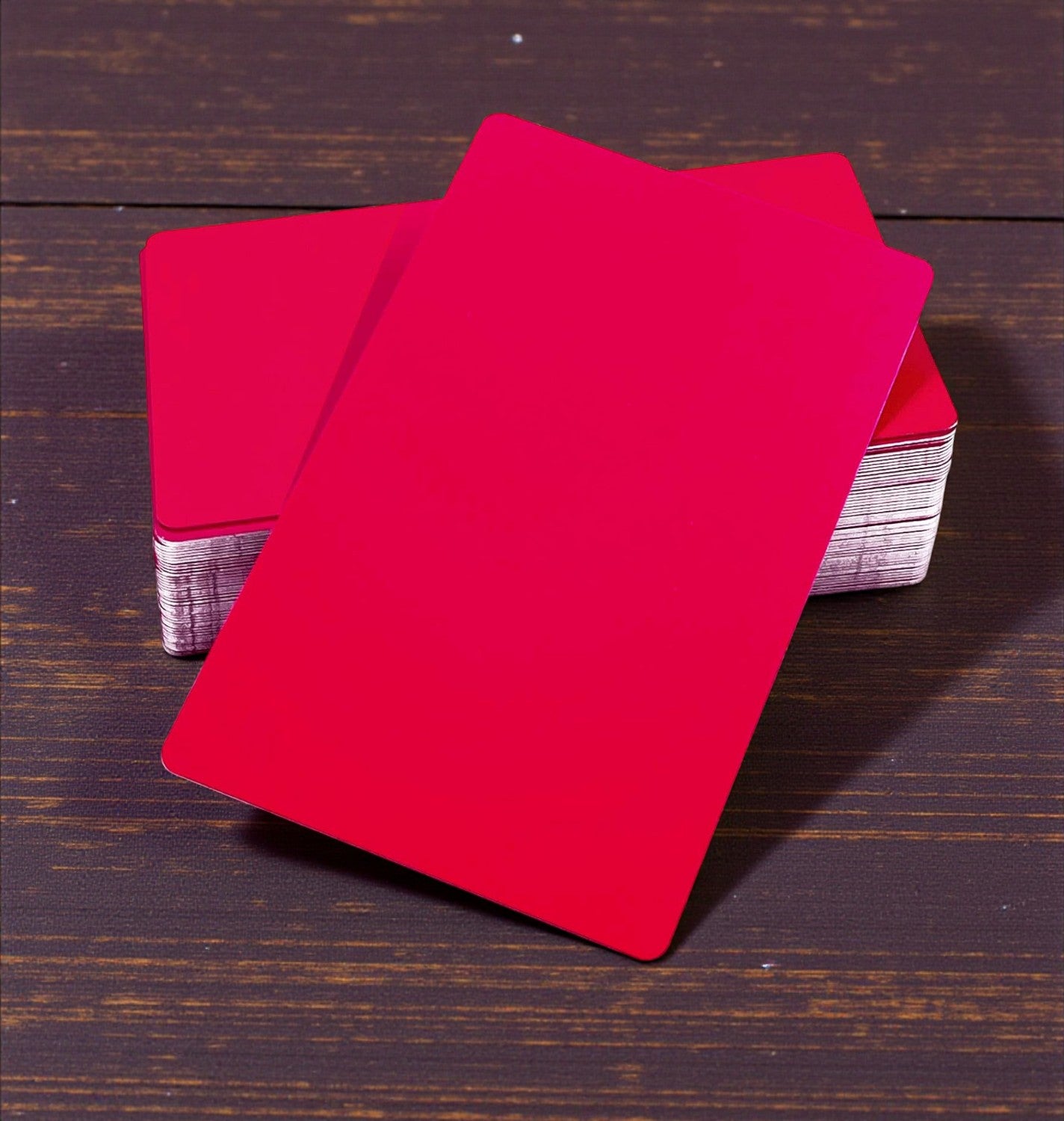 Engraved Metal Business Cards - Set of 50