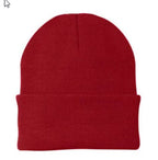 Custom Beanies with Engraved Leatherette Patch