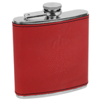 Custom Engraved Leatherette Flask