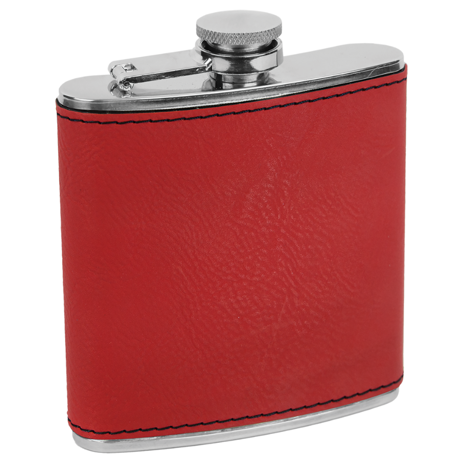 Custom Engraved Leatherette Flask